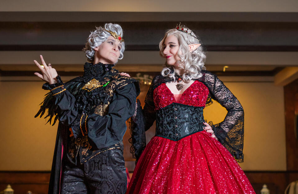 Cosplayers at the 2025 Beltane Ball Cosplayers at the 2025 Beltane Ball posing Carpet Photo